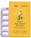 Heebin's Royal Hair, Brows & Lashes, Hair Growth Vitamins with Biotin 4000 mcg, Collagen Heebin's Au supplements