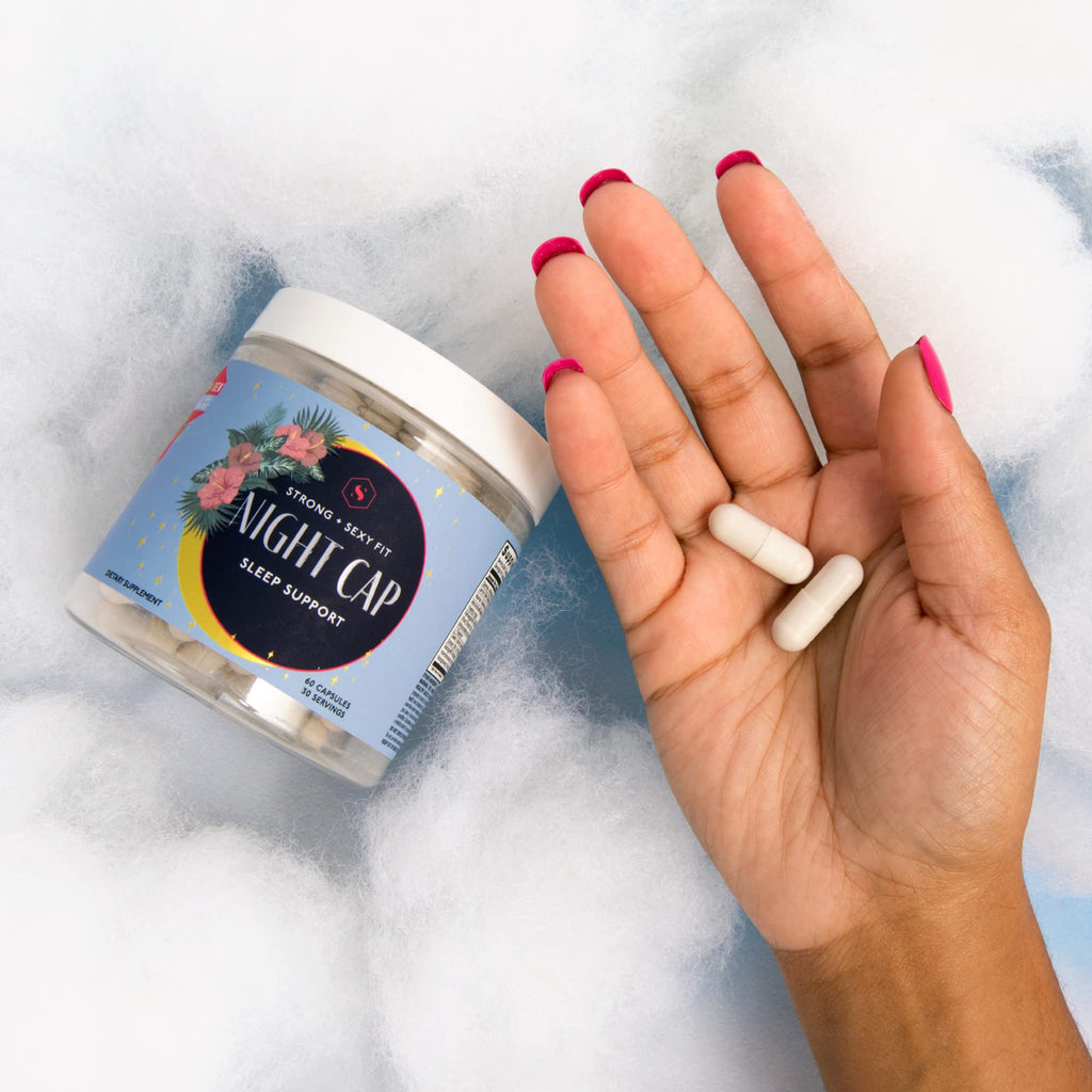 Strong + Sexy Fit Night Cap Sleep Support, Supplement to Help You Fall Asleep Faster Strong + Sexy Fit Au supplements