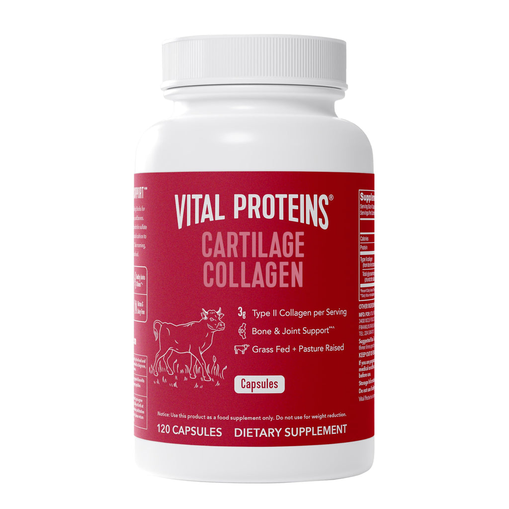 Vital Proteins Cartilage Collagen Pills, Type II Collagen & Chondroitin Sulfate Supplement for Recovery & Healthy Hair, Skin, Nails and Joints