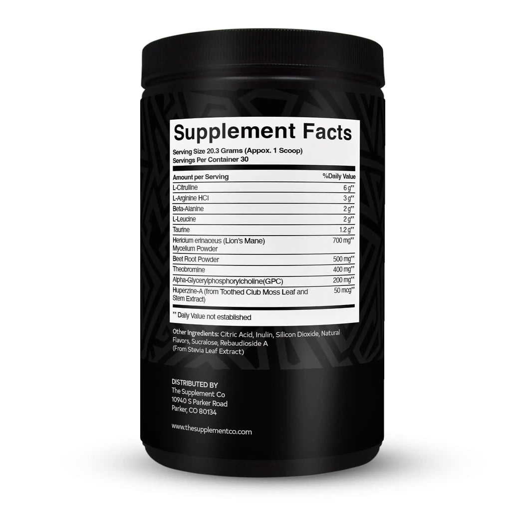 The Supplement Co Nocturnal Pre Workout - No Caffeine Night Time Preworkout for Men The Supplement Co Au supplements