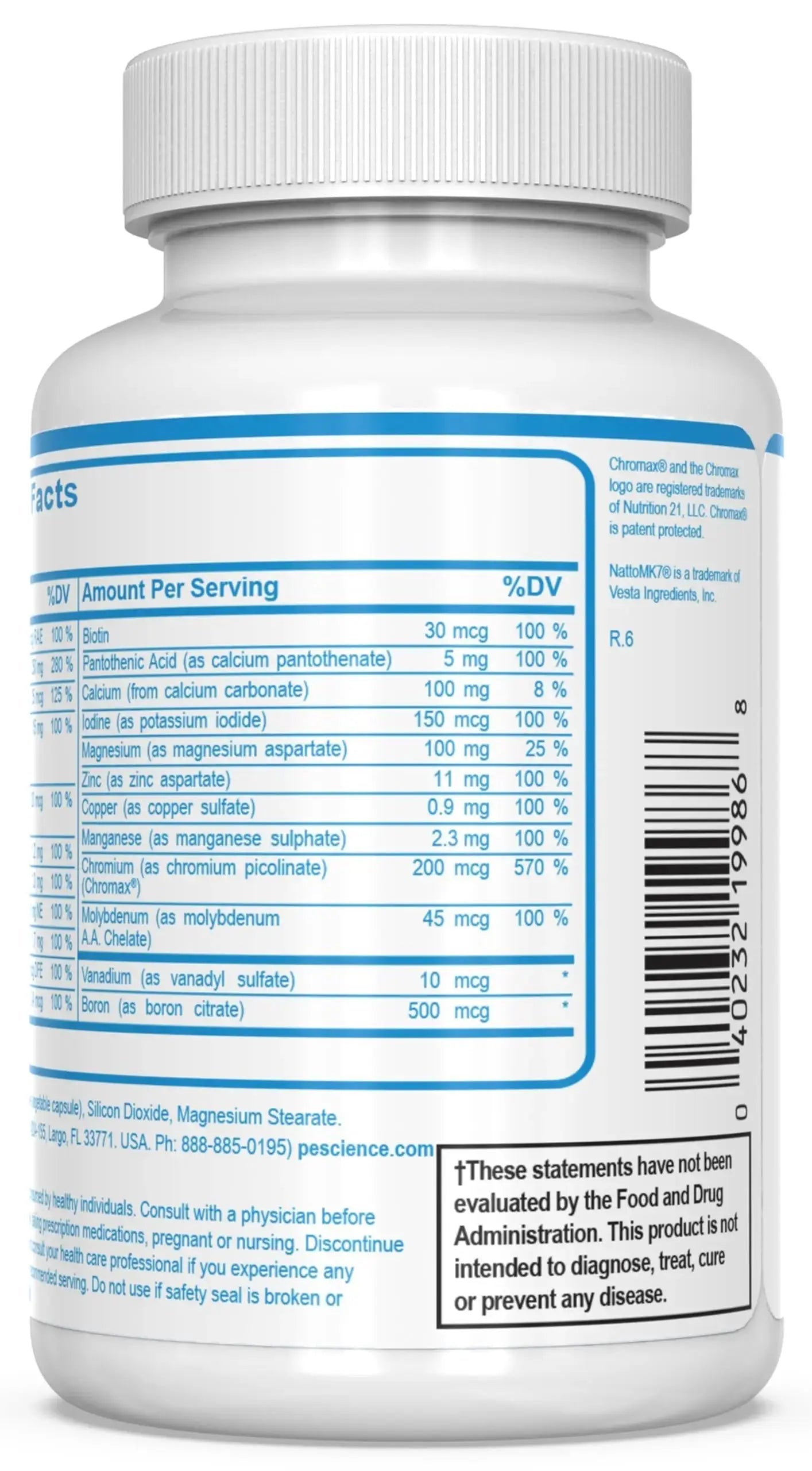 PEScience TruMulti Multivitamin for Men, Daily Formula with Premium Vitamin C, D, Zinc, Chromium Picolinate Supplement for Immune Support PEScience Au supplements