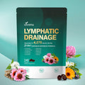 Lymphatic Drainage Supplements, 240 Softgels, Lymph System Support Supplement for Women & Men, 21-in-1 Herbal Blend with Echinacea, Dandelion, Burdock
