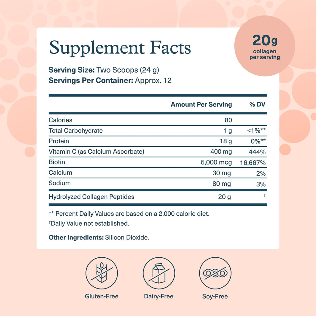 Youtheory Collagen Powder - Hydrolyzed Collagen Peptides with Vitamin C - Supports Healthy Bones, Joints & Immune System* - Unflavored - 10 oz (10-Day Supply) Youtheory Au supplements