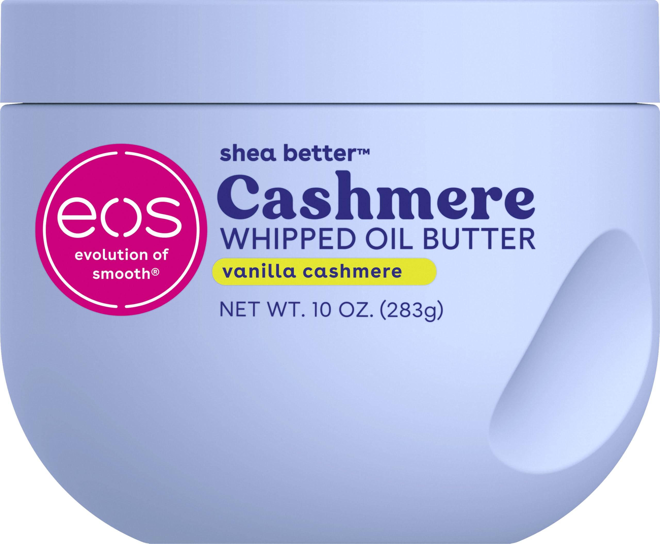 eos Cashmere Whipped Oil Body Butter, Vanilla Cashmere, 72 Hour Weightless Moisture