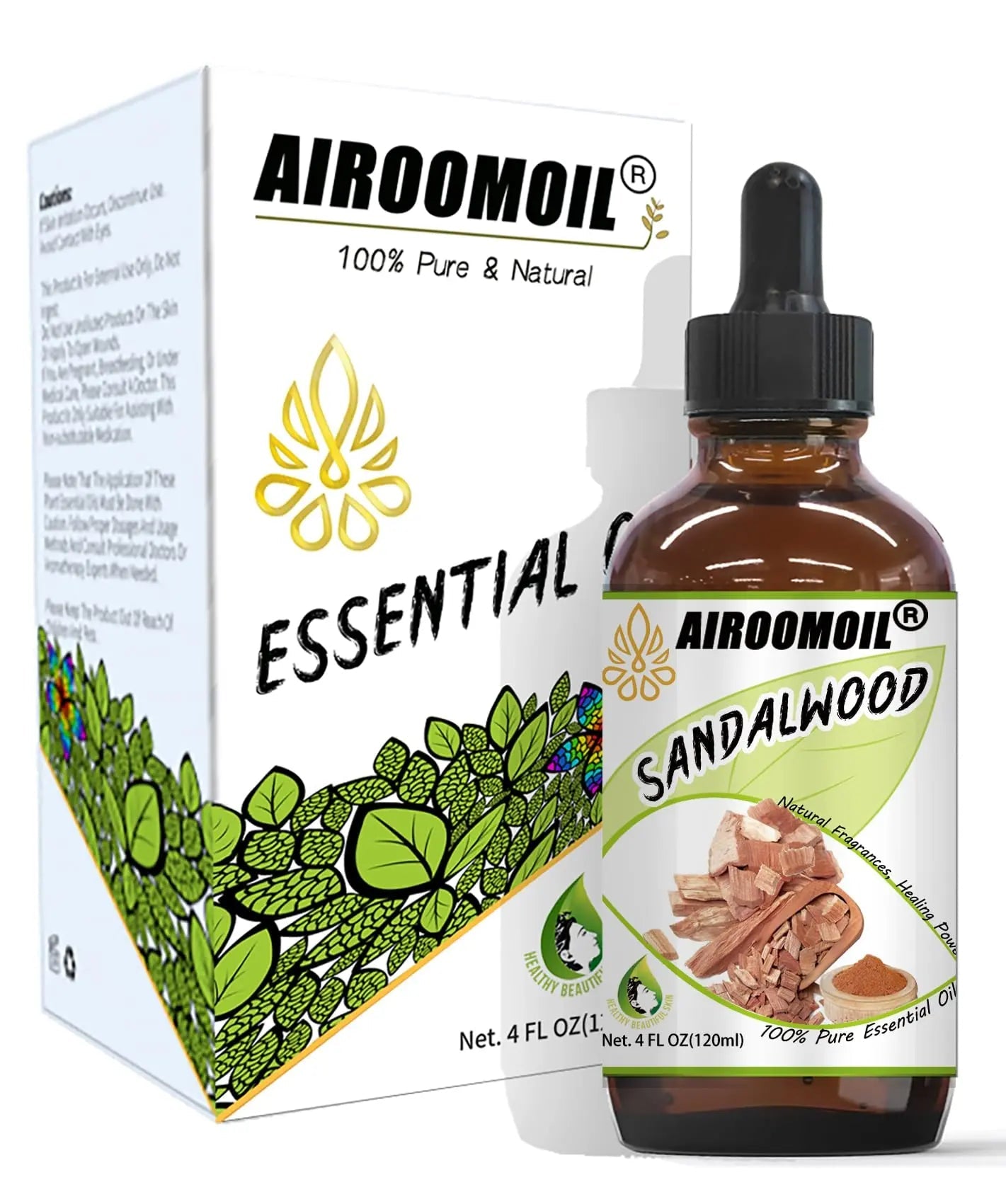 Sandalwood Essential Oil Woodsy Fragrance for Aromatherapy Diffuser Perfume Scents Oil airoomoil Au supplements