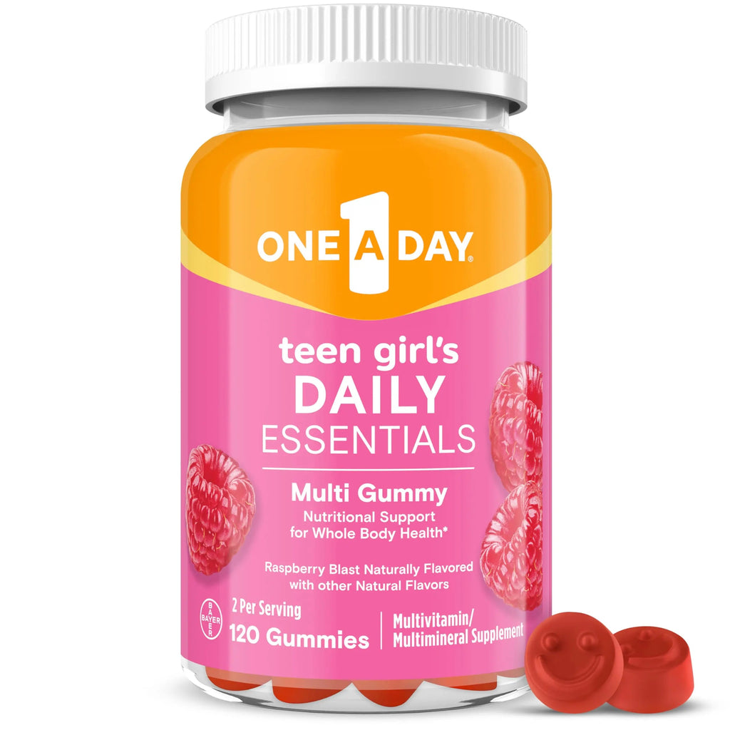 One A Day Teen Girl’s Daily Essentials Multivitamin Gummies, Teen Girl Multivitamins with Biotin, Vitamin B12 and B6, Vitamin C ONE A DAY Au supplements