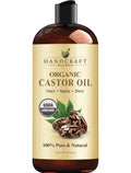 Handcraft Blends Organic Castor Oil for Hair Growth, Eyelashes and Eyebrows - 100% Pure Handcraft Blends Au supplements