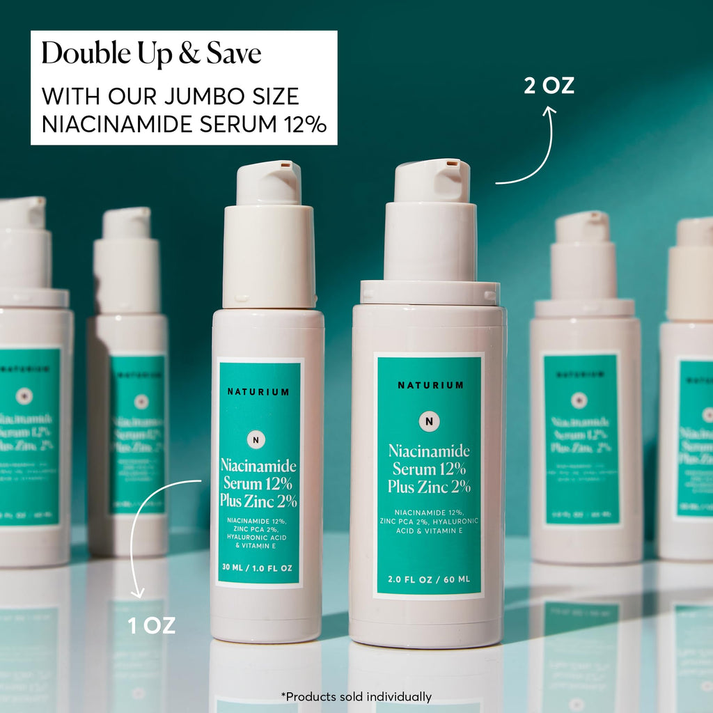 Naturium Niacinamide Face Serum 12% Plus Zinc 2%, Anti-Aging, Pore Minimizer & Dark Spot Corrector