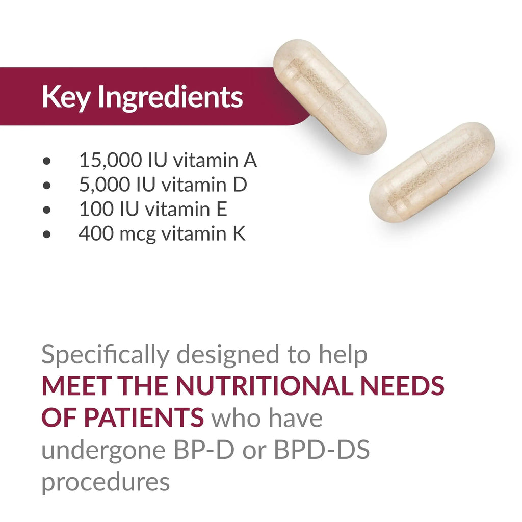 Bariatric Advantage High ADEK Multi - for Bariatric Surgery Patients - Multivitamin with Vitamins A, D, E, K & Trace Minerals Bariatric Advantage Au supplements