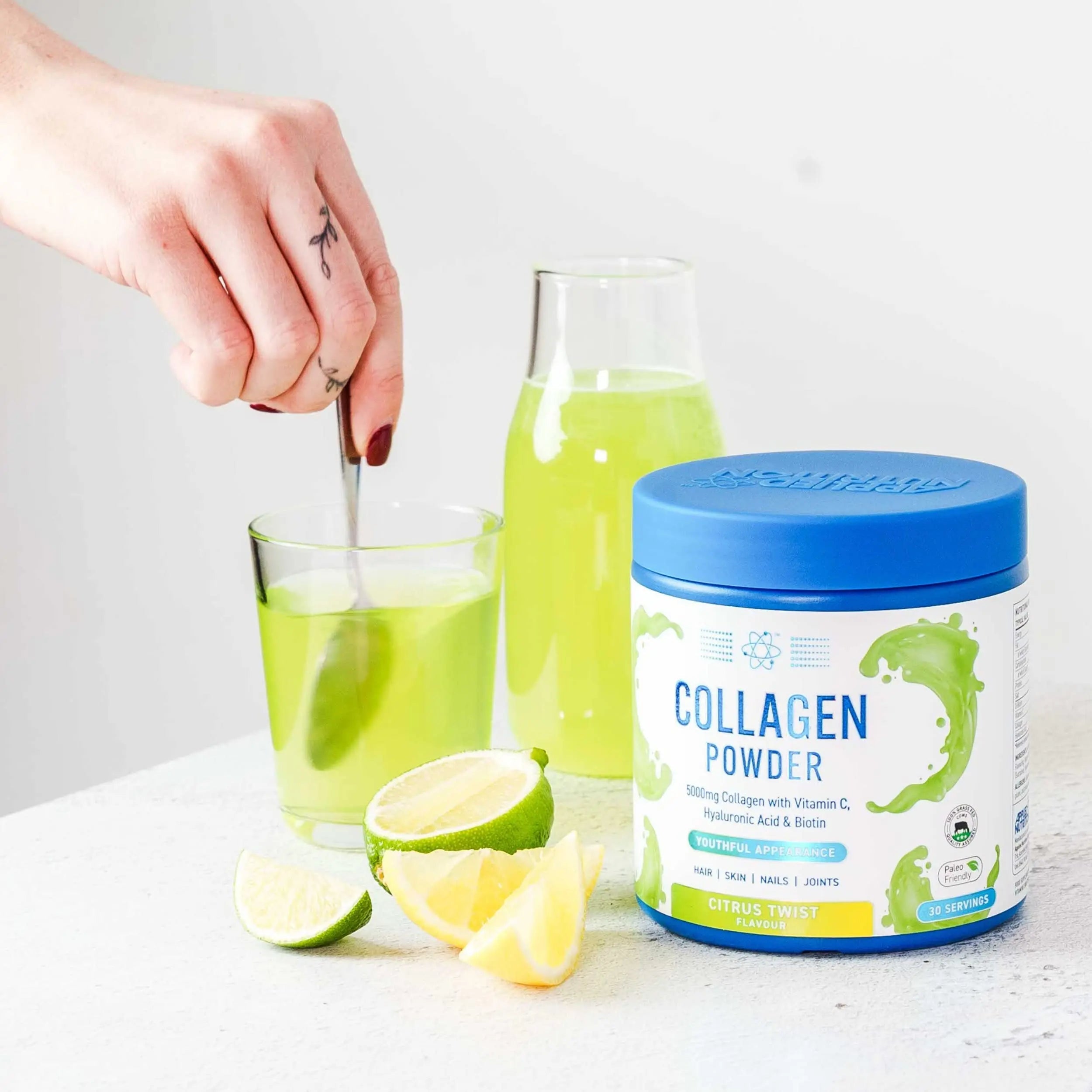 Applied Nutrition Collagen Powder - Citrus Twist Flavour - 5000mg Hydrolysed Bovine Flavoured Applied Nutrition Au supplements
