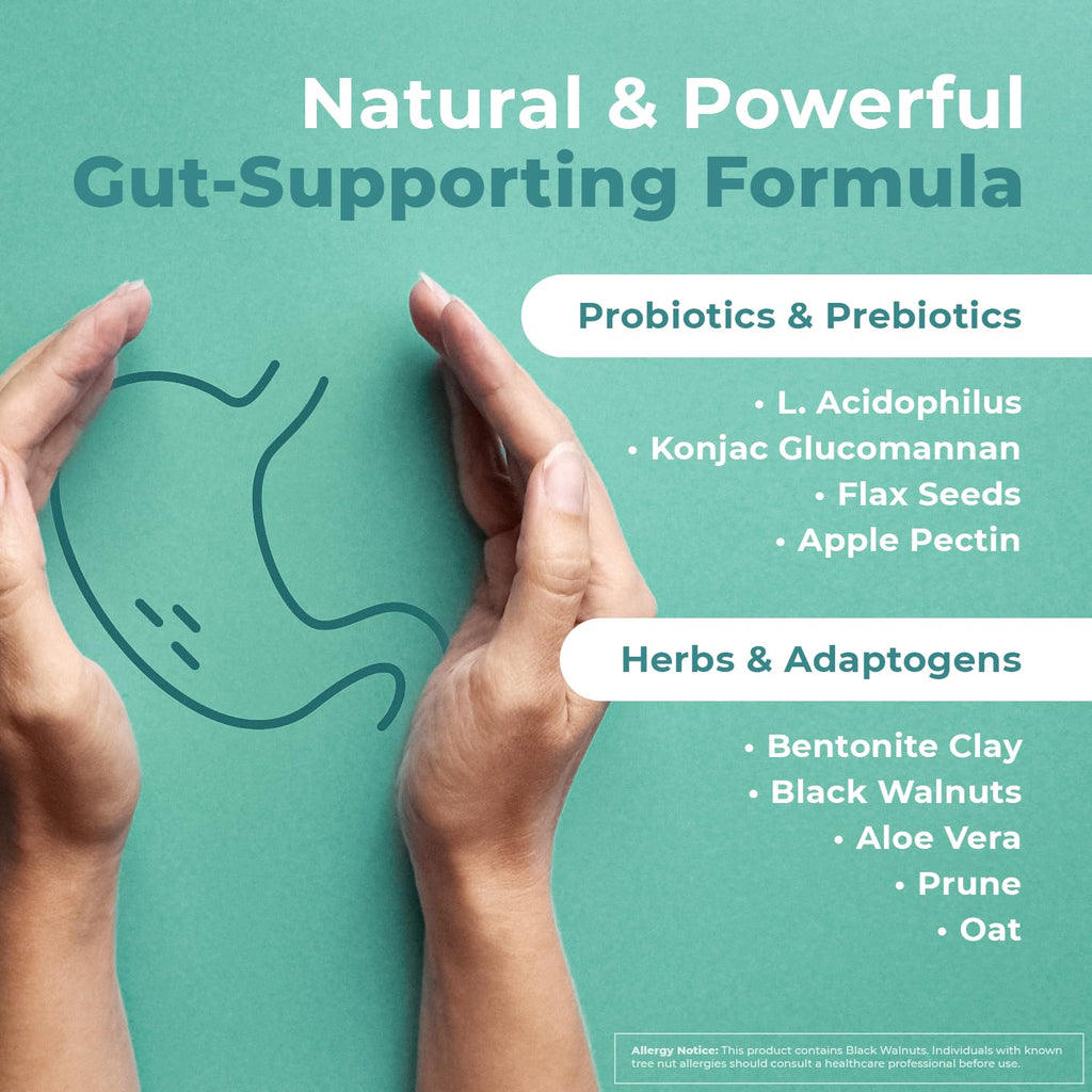 GutOptim Probiotic & Prebiotic Capsules | Pre and Probiotics for Synbiotic Gut Health & Bloating Relief for Women & Men | Enzyme with Probiotics for Digestive Health | Non-GMO, 60 Ct, 6 Month Supply Nature’s NutriWave Au supplements
