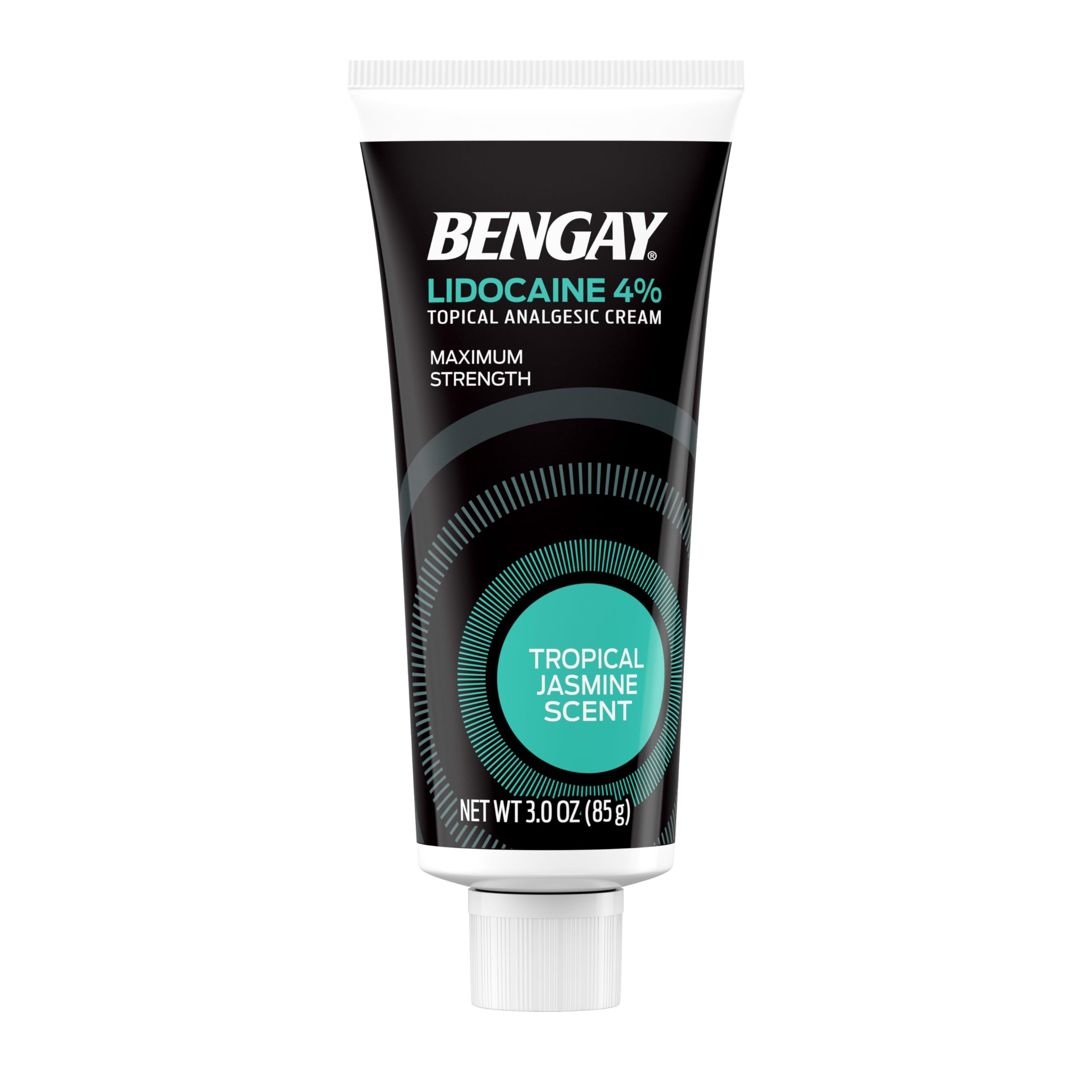 Bengay Lidocaine Pain Relief Cream, Maximum Strength OTC, Non-Greasy Topical Analgesic with 4% Lidocaine to Desensitize Nerves, Numbing Cream with a Soothing Jasmine Scent, 3 oz Bengay Au supplements