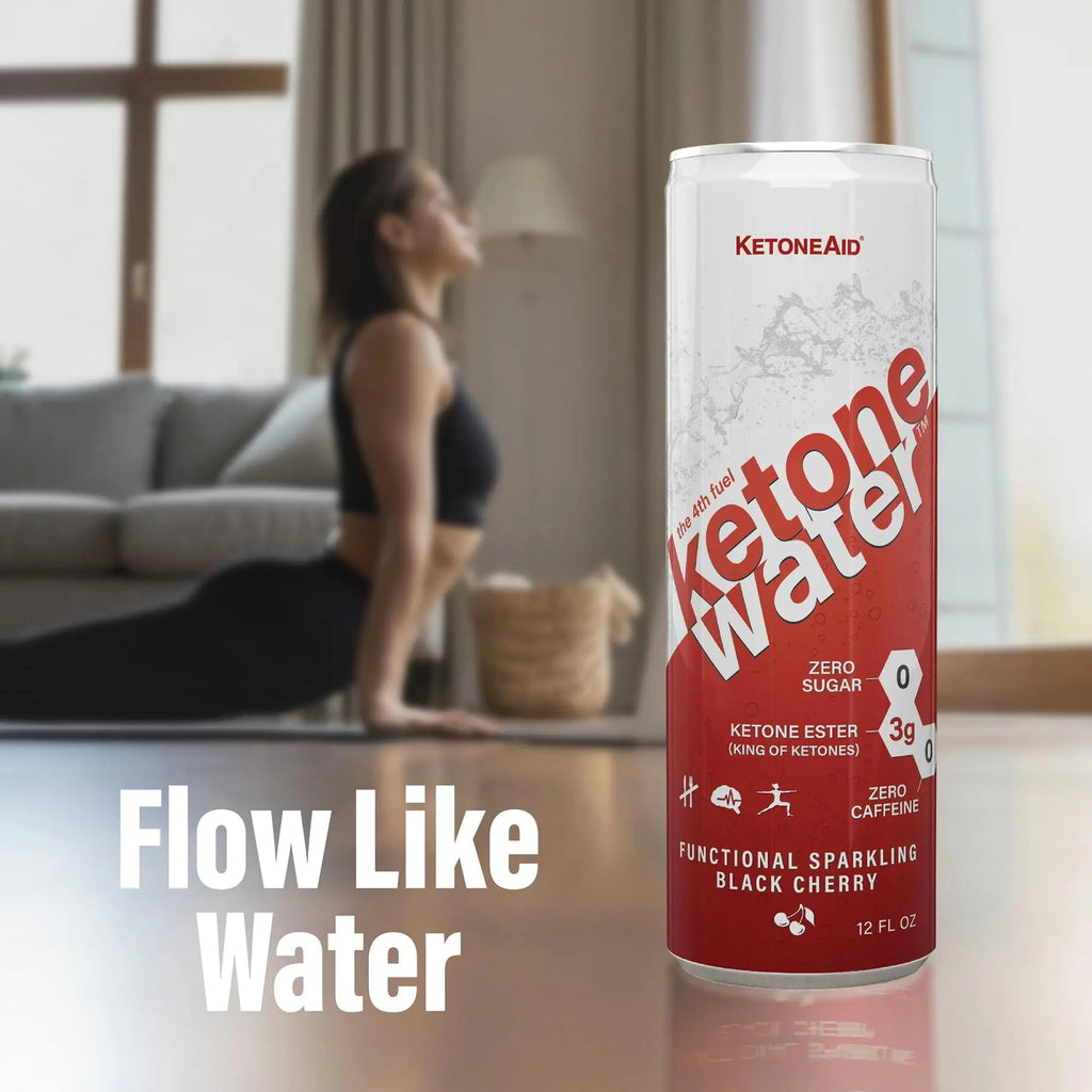 KetoneWater | Functional Sparkling Water w/Ketone Ester (3 Grams) | Black Cherry Flavor KetoneAid Au supplements