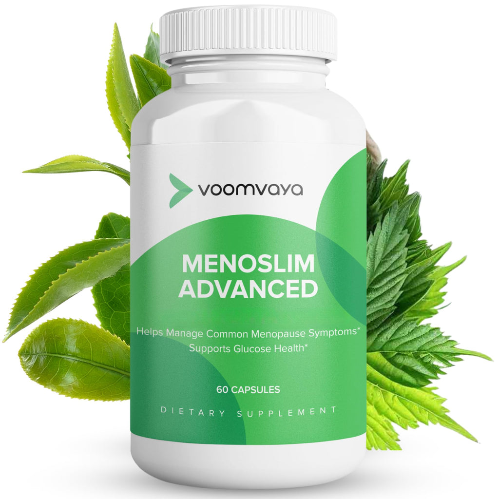 VoomVaya MenoSlim Advanced Menopause Weight Loss for Women – Menopause & Perimenopause Supplement for Women – Supports Healthy Metabolism & Overall Wellness – 60 Capsules VoomVaya Au supplements