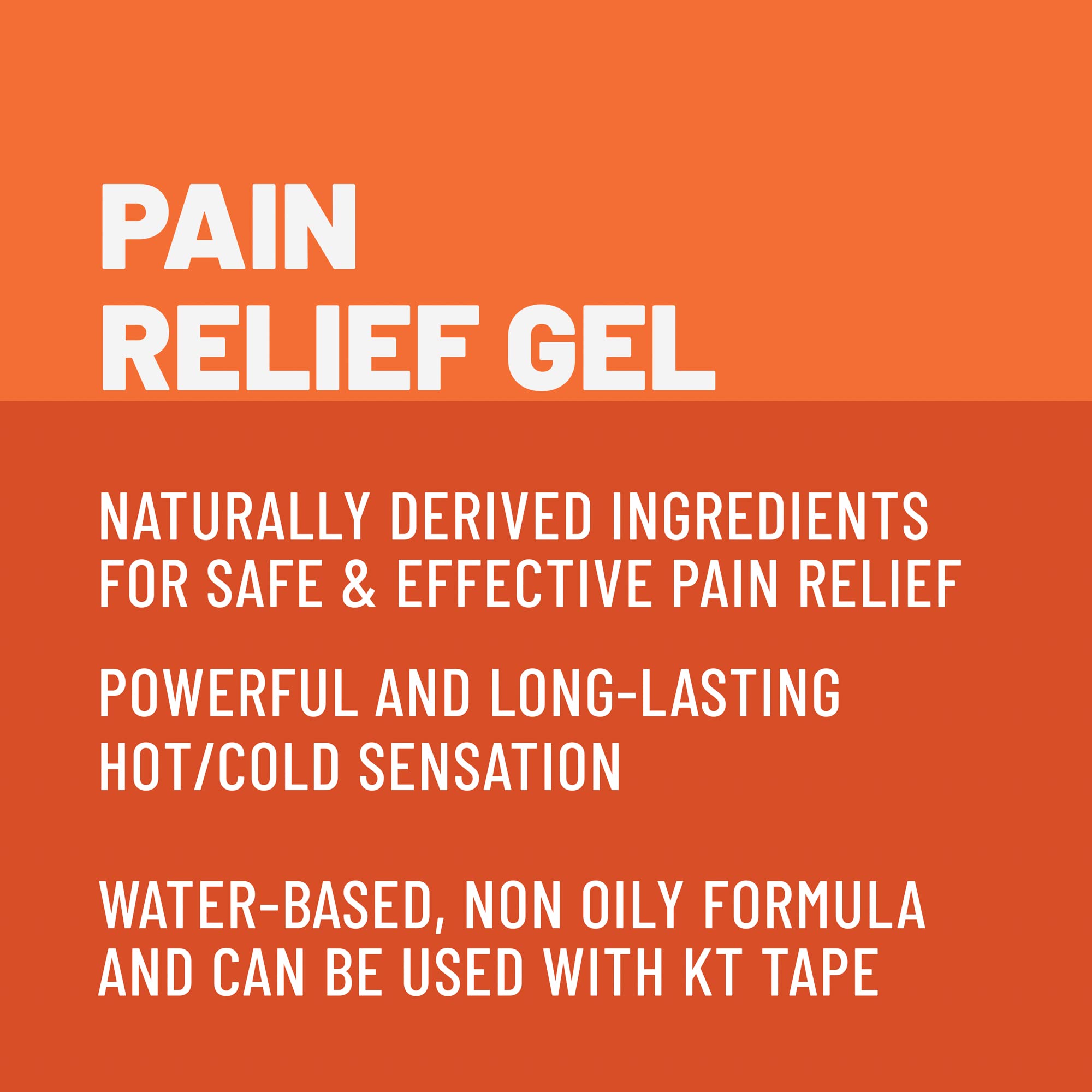 KT Tape Health, Pain Relief Gel, Time-Released Topical Relief from Back Pain, Sciatica and Arthritis, 3.0 oz Roll-On KT Tape Au supplements
