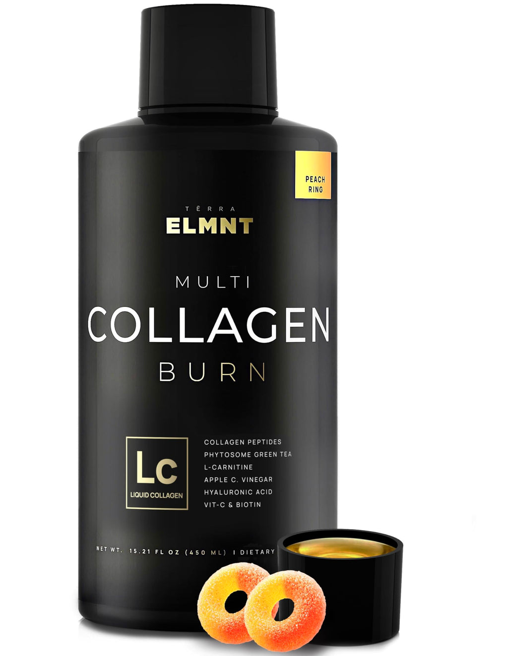 Premium Liquid Collagen for Women Weight Loss & Beauty w. Hyaluronic Acid, Biotin, L-Carnitine, Apple C Vinegar - Ultra Pure Multi Collagen Protein Shots Drink