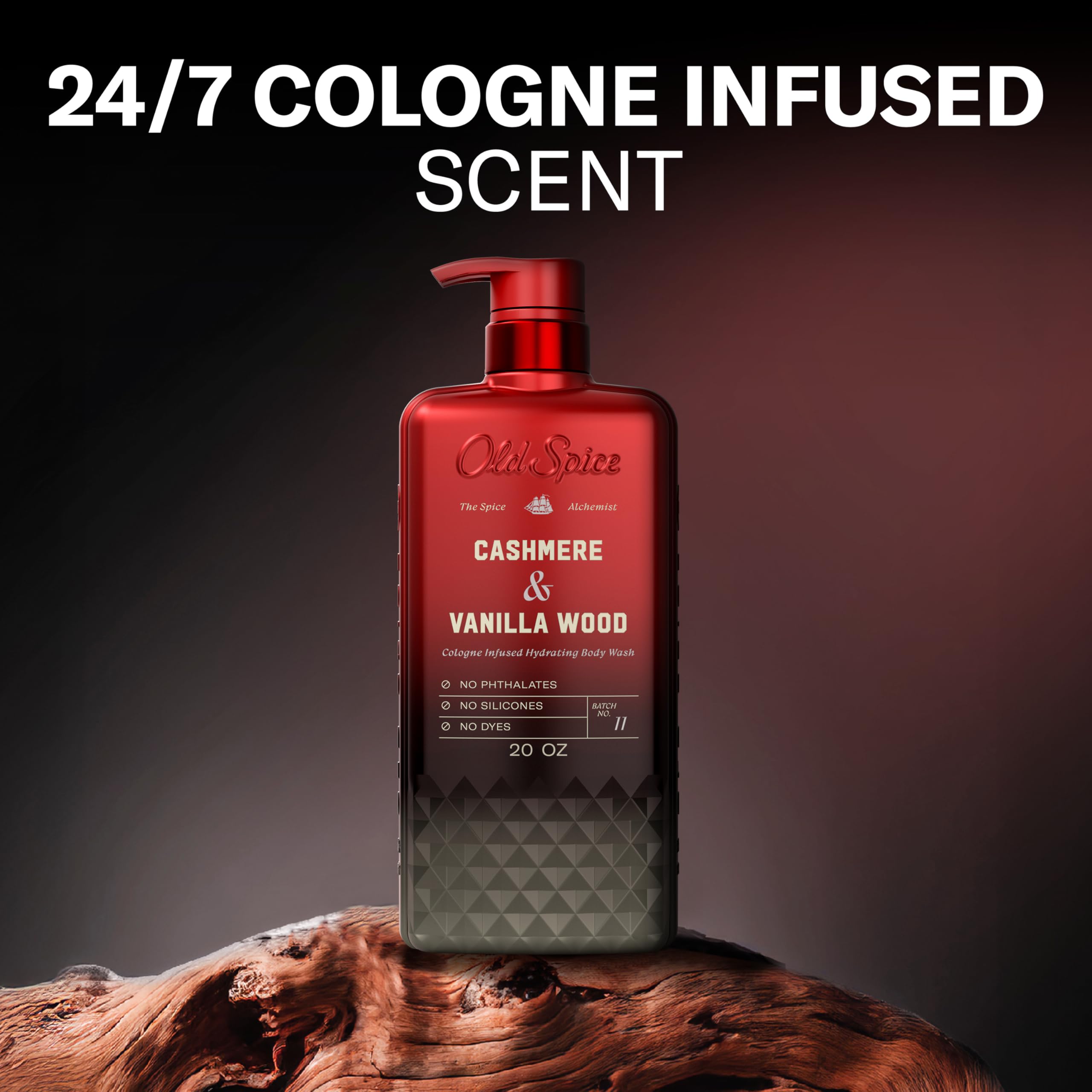 Old Spice Body Wash for Men, The Spice Alchemist Collection, 24/7 Cologne Infused Hydration, No Trade Off Formula