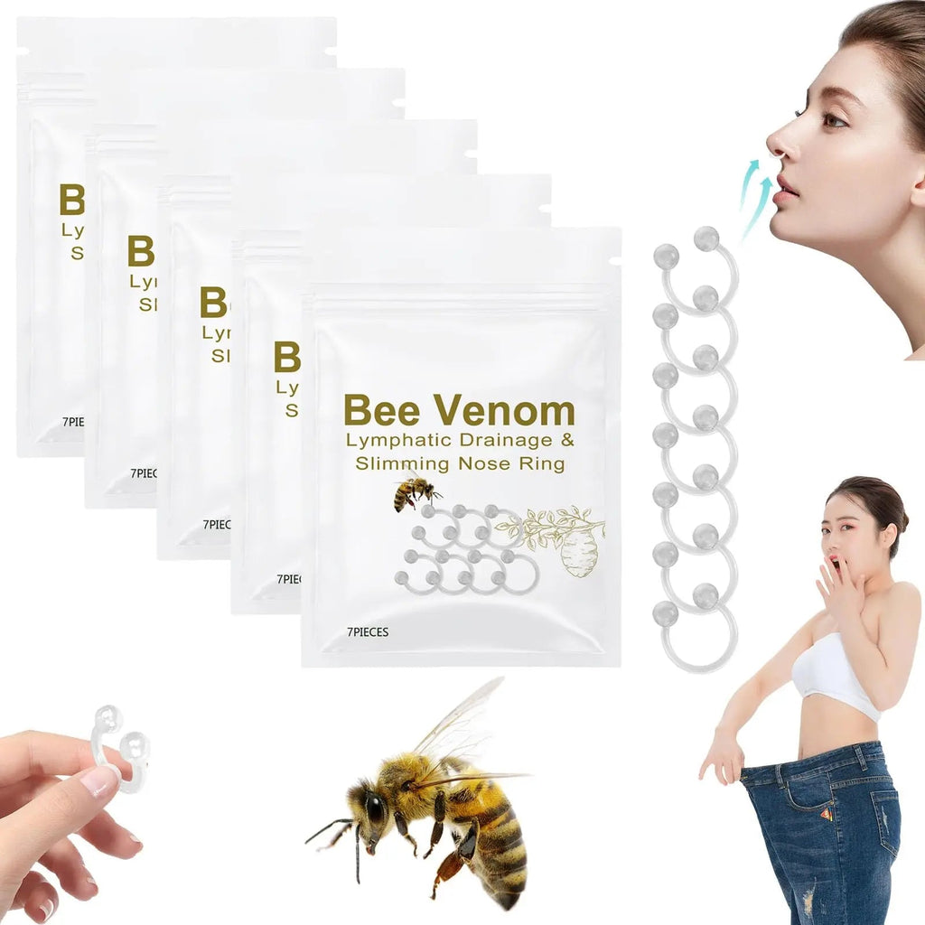 Bee Venom Lymphatic Drainage Nose Ring, Bee Venom Slimming Nose Ring, Bee Venom Lymphatic Drainage Generic Au supplements