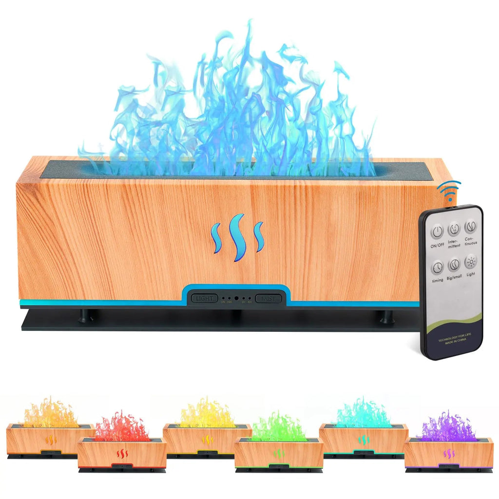 WENPHONE Upgraded 7 Color Essential Oil Diffusers, Flame Air Aroma Diffuser Humidifier, 200ml WENPHONE Au supplements