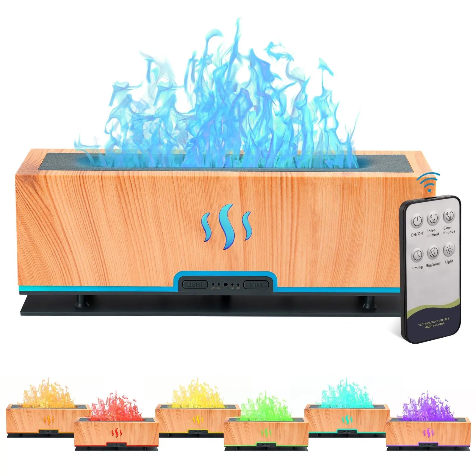 WENPHONE Upgraded 7 Color Essential Oil Diffusers, Flame Air Aroma Diffuser Humidifier, 200ml WENPHONE Au supplements