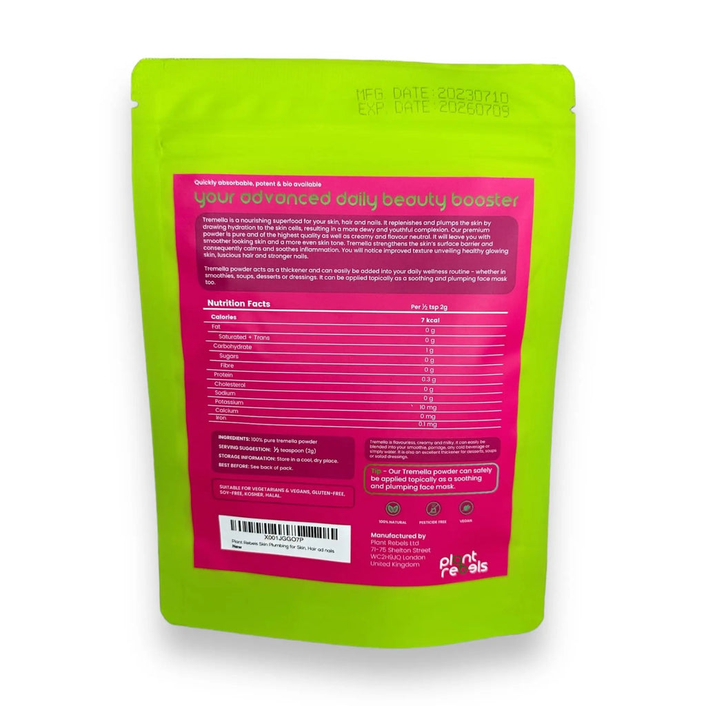 Plant Rebels Pure Tremella Mushroom Extract Powder | Vegan Collagen | Anti Aging Plant Rebels Au supplements