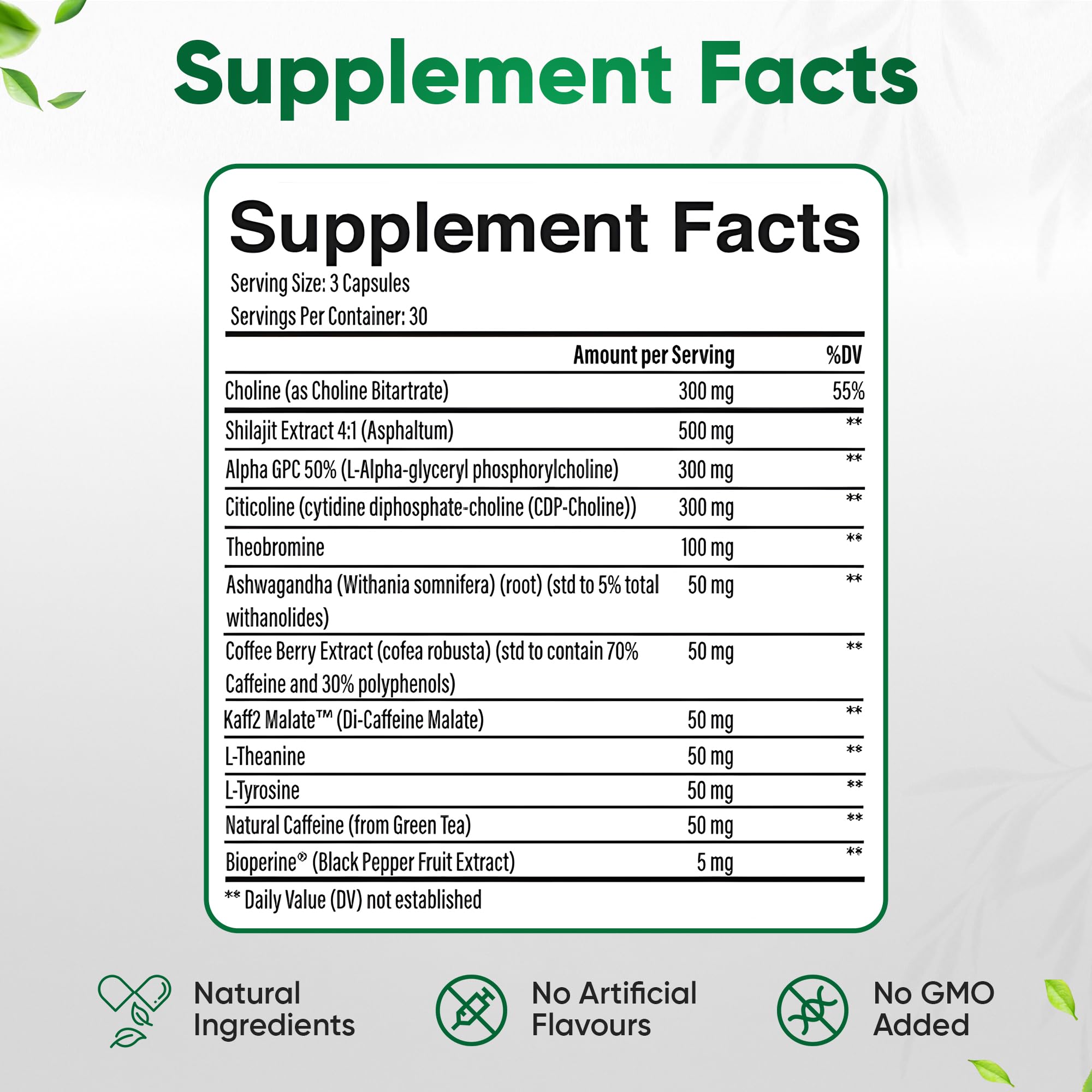 12-in-1 Natural Nootropic Brain Supplement for Memory and Focus, Nootropic for Men & Women, Brain Support Pill for Adults, Brain Vitamins - Focus 30 Day Supply Executive Focus Au supplements