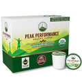 USDA Organic Coffee Pods - Compatible with K-Cup and Keurig Machines - High Altitude Fair Trade Low Acid Beans Medium Roast Single Serve 24 Count Recyclable Cups by Peak Performance Peak Performance Au supplements