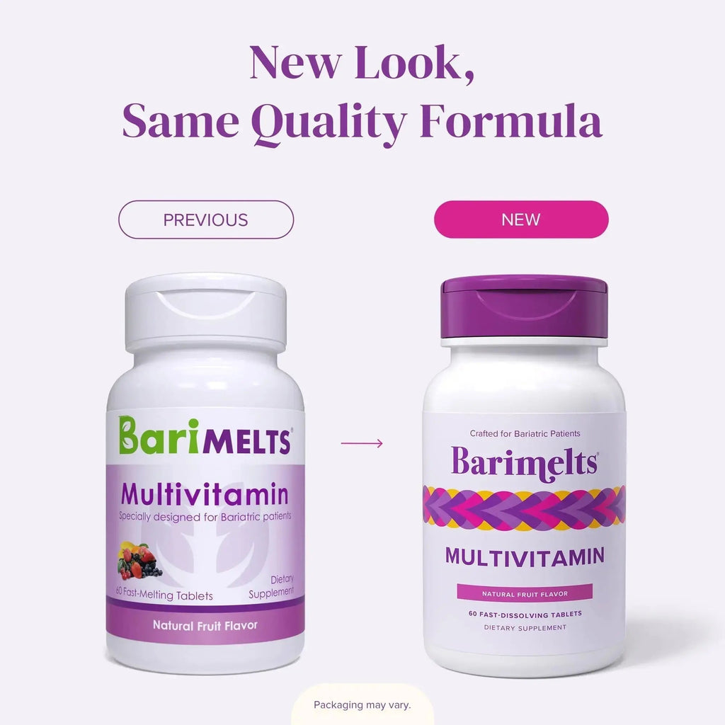 BariMelts Multivitamin, 60 Fast-Dissolving Tablets (1-Month Supply), Sugar-Free Bariatric Multivitamin for Women, Natural Fruit Flavor BariMelts Au supplements