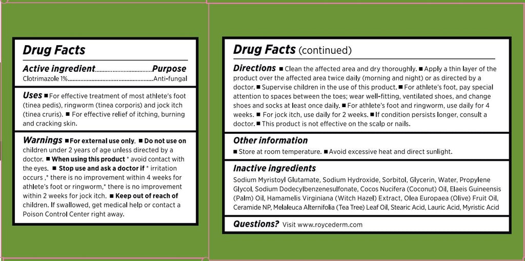 Roycederm Antifungal Bar Soap - Tea tree Oil Soap - Athlete’s Foot Treatment for Jock Itch & Ringworm