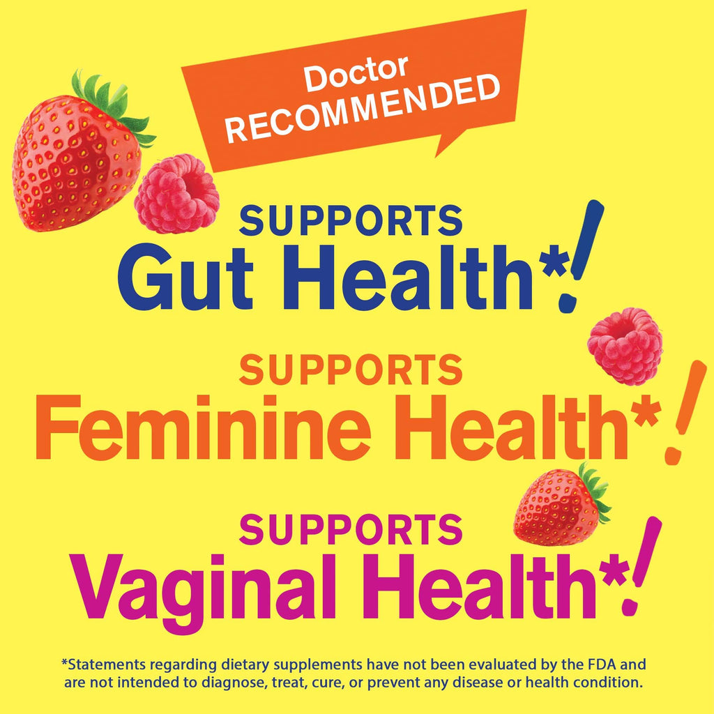 WellYeah Probiotics for Women Gummies - 10 Billion CFU - for Digestive Support, Gut Health, and Feminine Health Support - Natural Sourced Flavors - Vegan