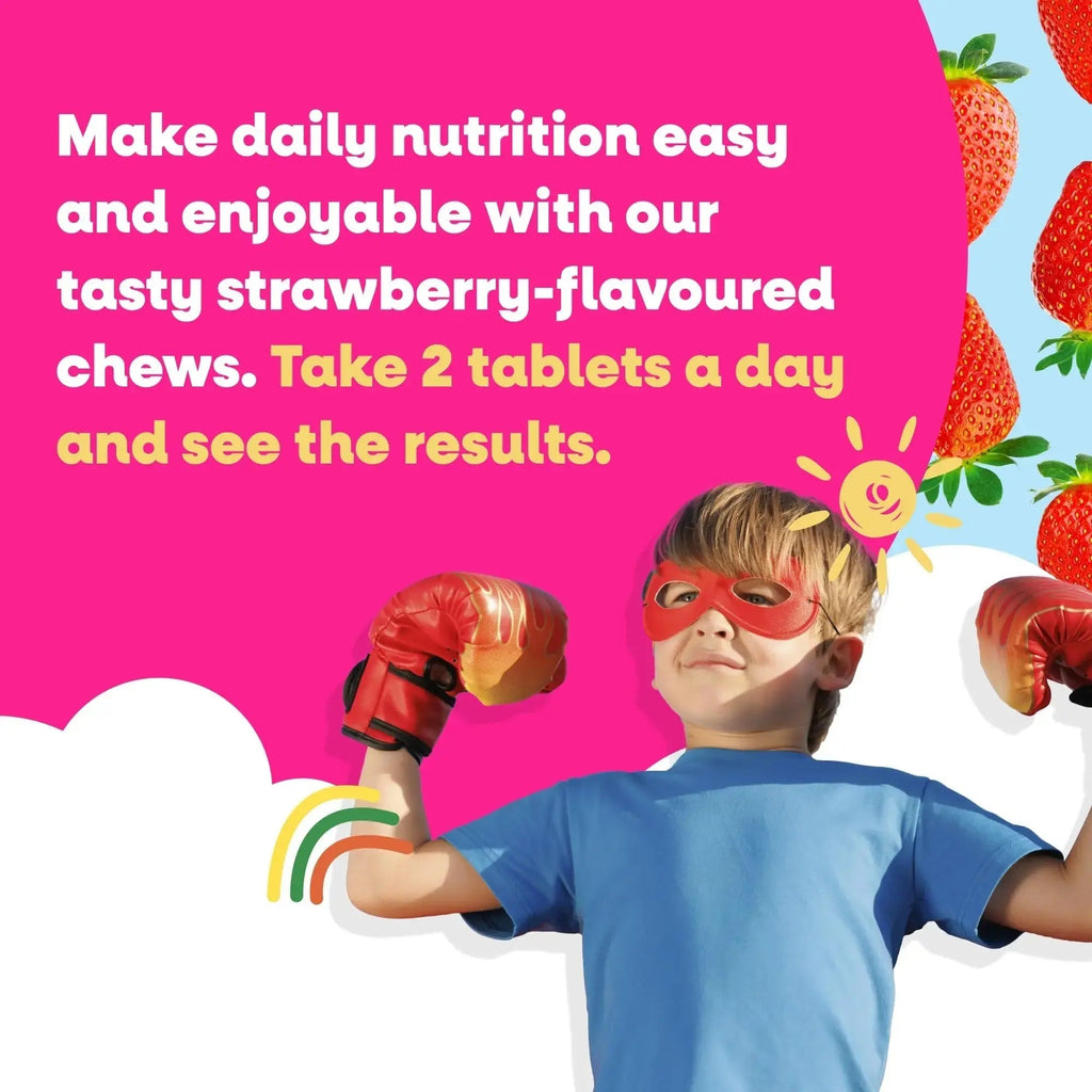 VEGETOLOGY Kids MultiVitamin Supplement, Vegan Chewable Multivitamin for Immune Support, Energy, & Growth, 18 Essential Vitamins & Minerals VEGETOLOGY Au supplements