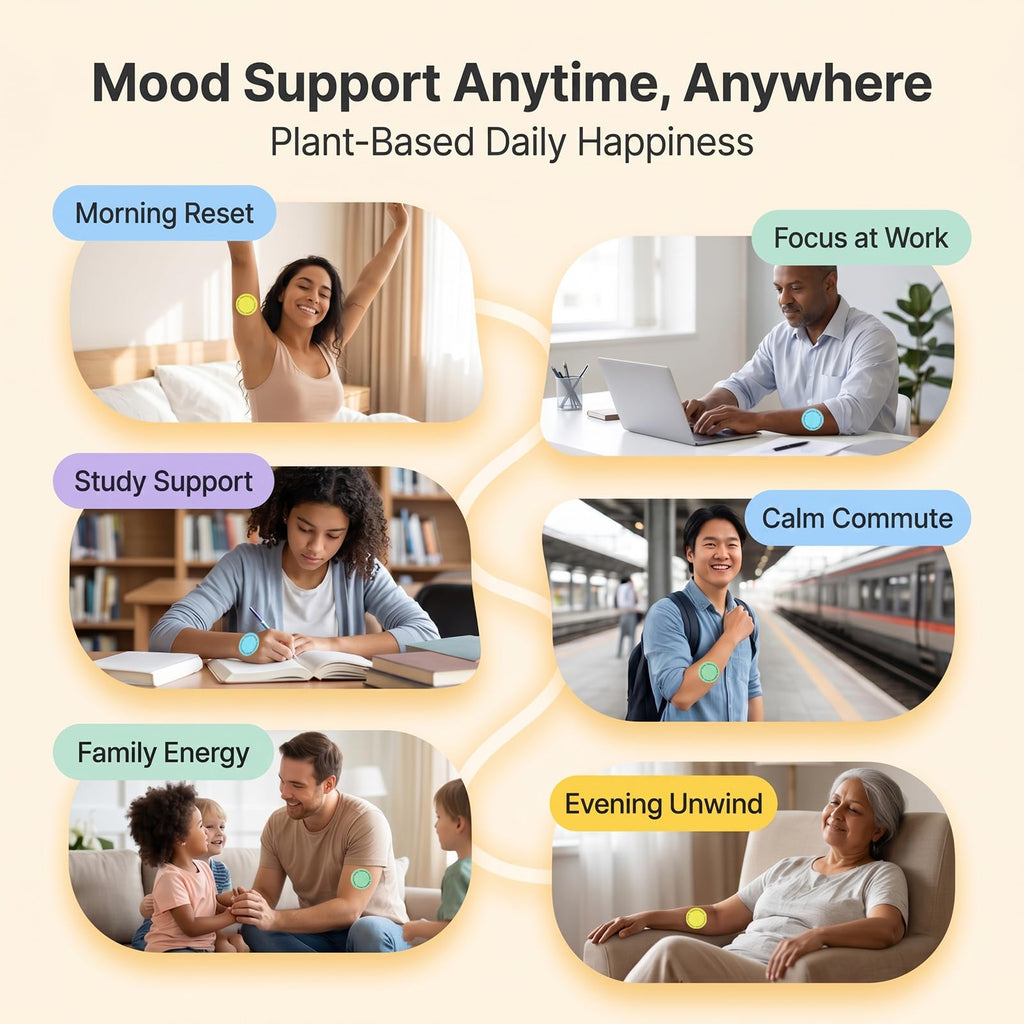 MindTone Dopamine Patches Extra Strength – 90 Count Plant-Based Non-GMO Mood Support & Energy Patch – Dopamine & Serotonin Balance – Mood Balance Patch for Women & Men – 3 Month Supply