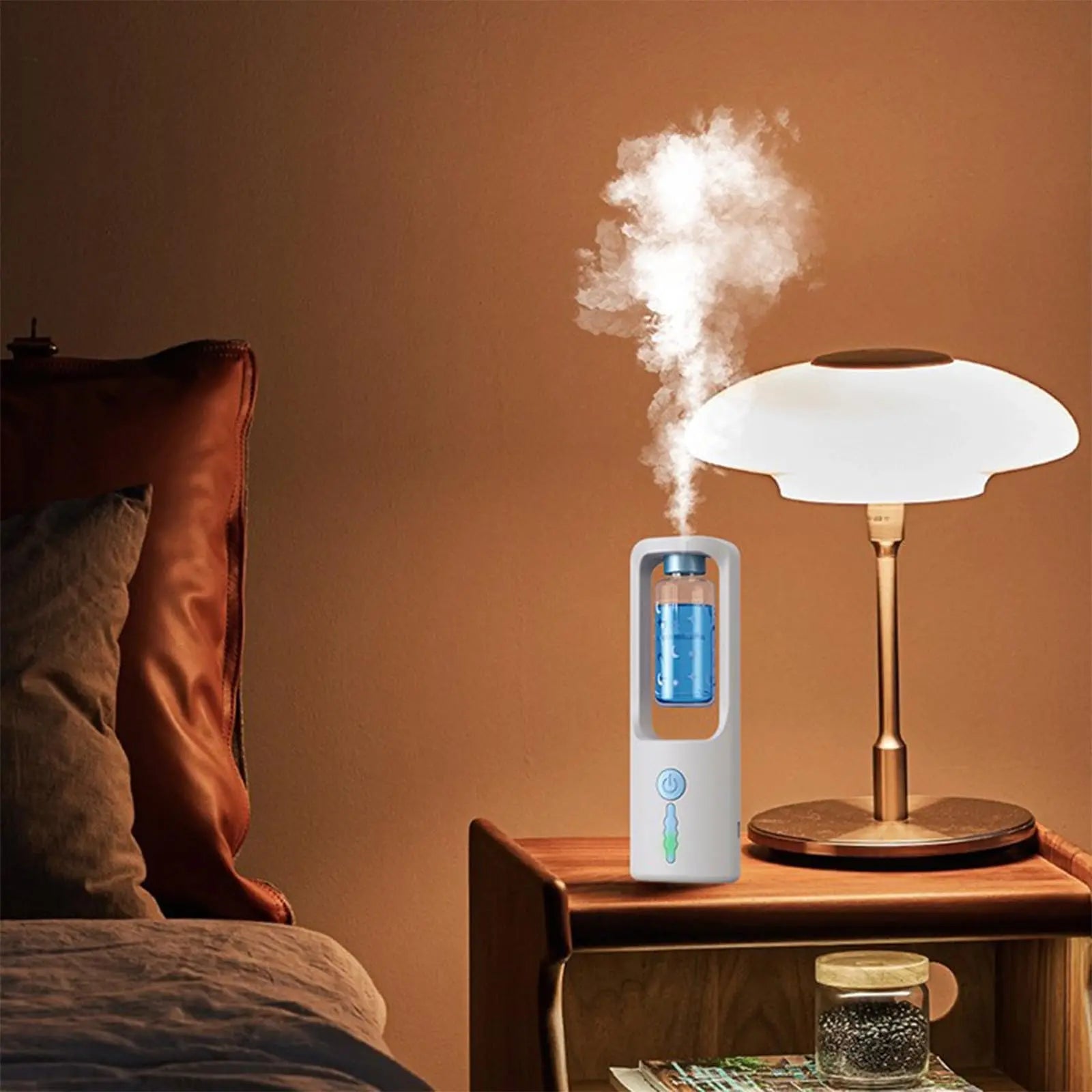 50ml Odor Removal Rotating Smog Essential Oil Diffuser, 3 Stage Timing Adjustment Incense USUPDD Au supplements