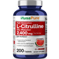 NusaPure L-Citrulline 2,400mg 200 Vegetarian Tablets (Non-GMO, Gluten Free) NusaPure Au supplements