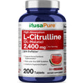 NusaPure L-Citrulline 2,400mg 200 Vegetarian Tablets (Non-GMO, Gluten Free, 100-Day Supply, Bioperine) NusaPure Au supplements