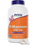 Now D-Mannose 500 mg, 300 Capsules - Vegan, Non GMO Supplement for Women and Men - Supports Healthy Urinary Tract, Cleanses The Bladder NOW Foods Au supplements