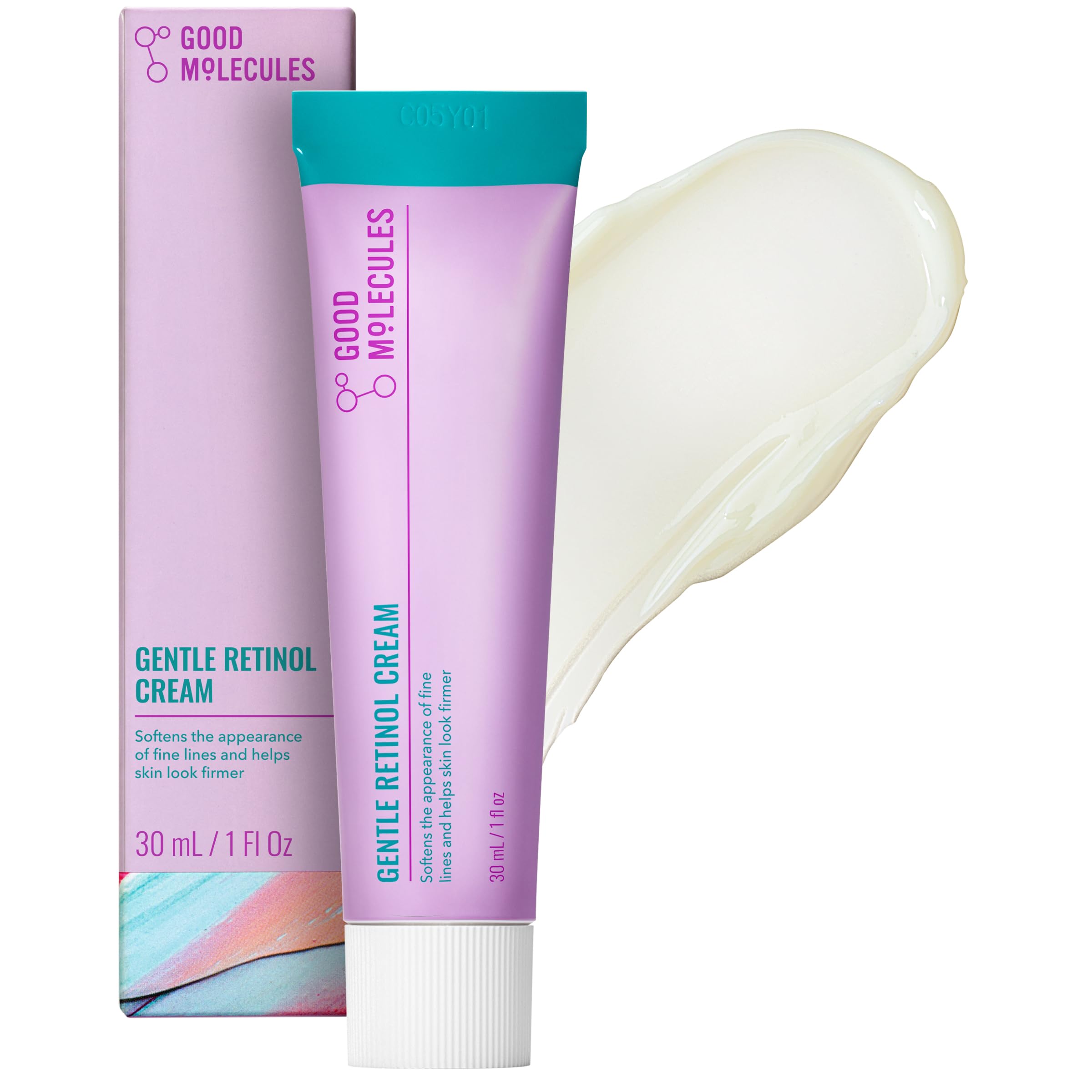 Good Molecules Gentle Retinol Cream - Retinol Night Cream to Minimize Appearance of Fine Lines & Wrinkles