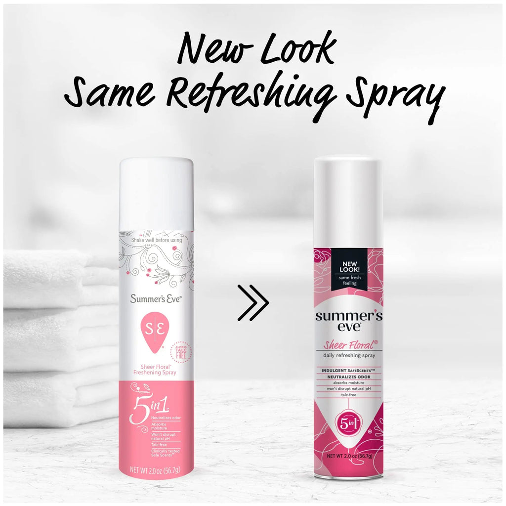 Summer's Eve Freshening Spray | Sheer Floral| 2 oz Size | Pack of 6 | pH Balanced, Dermatologist Summer's Eve Au supplements