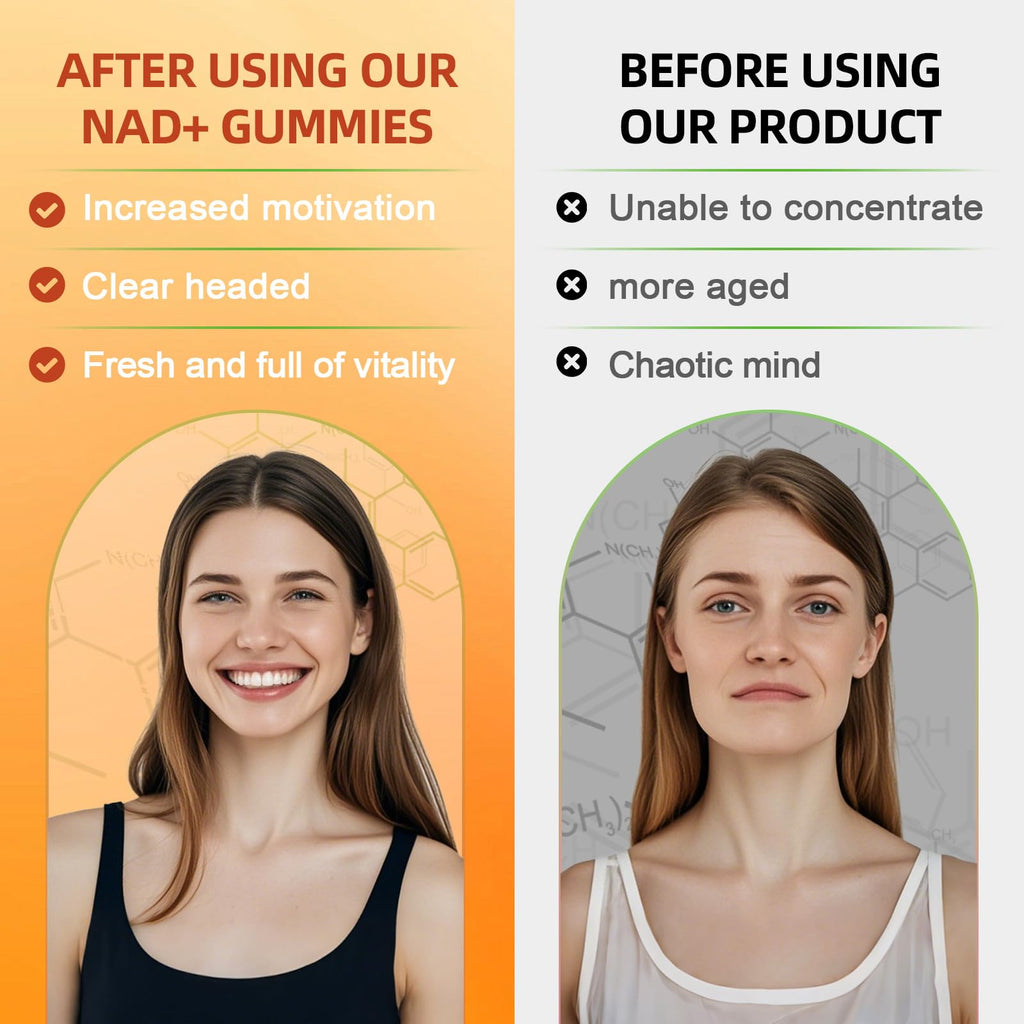 NAD+ Gummies NAD Resveratrol Supplement : NAD Supplements for Women Aging Defense Absorption Than Nicotinamide Riboside Boost Vitamin B3 D3 Sodium Zinc Support Cellular Health Energy and DNA Repair HEALOADING Au supplements