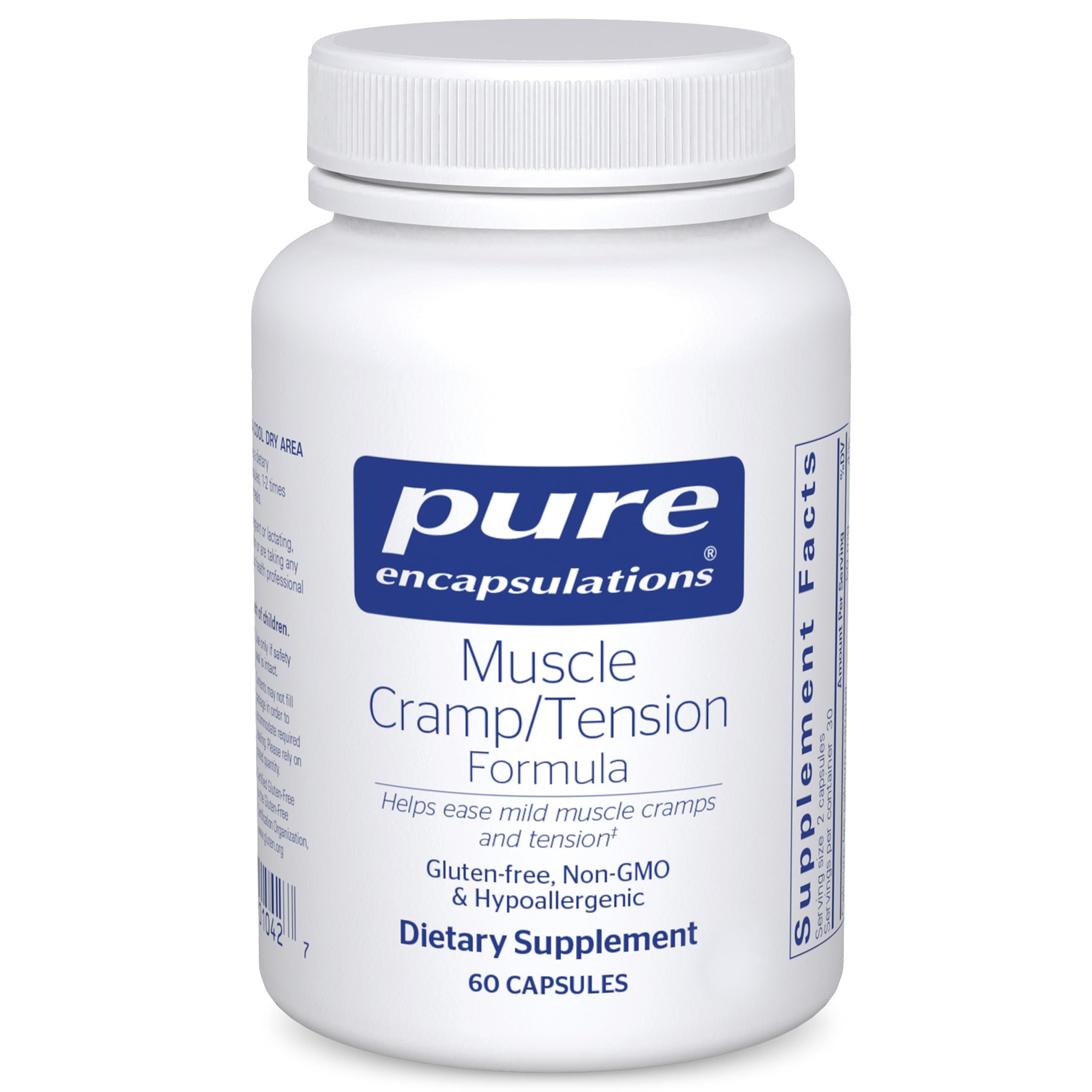 Pure Encapsulations Muscle Cramp/Tension Formula | Hypoallergenic Supplement to Reduce Occasional Muscle Cramps/Tension and Promote Relaxation | 60 Capsules Pure Encapsulations Au supplements