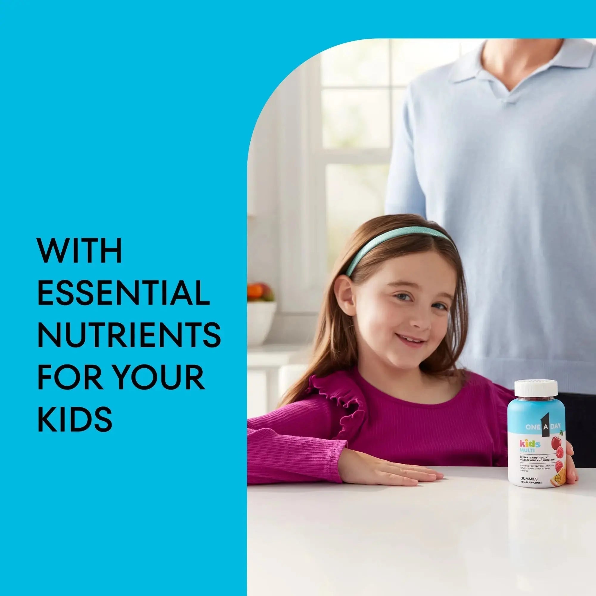 One A Day Kids Multivitamin Gummies, Kids Vitamins with Vitamin C, D, E & Zinc for Immune Support, Childrens Gummy Vitamins ONE A DAY Au supplements