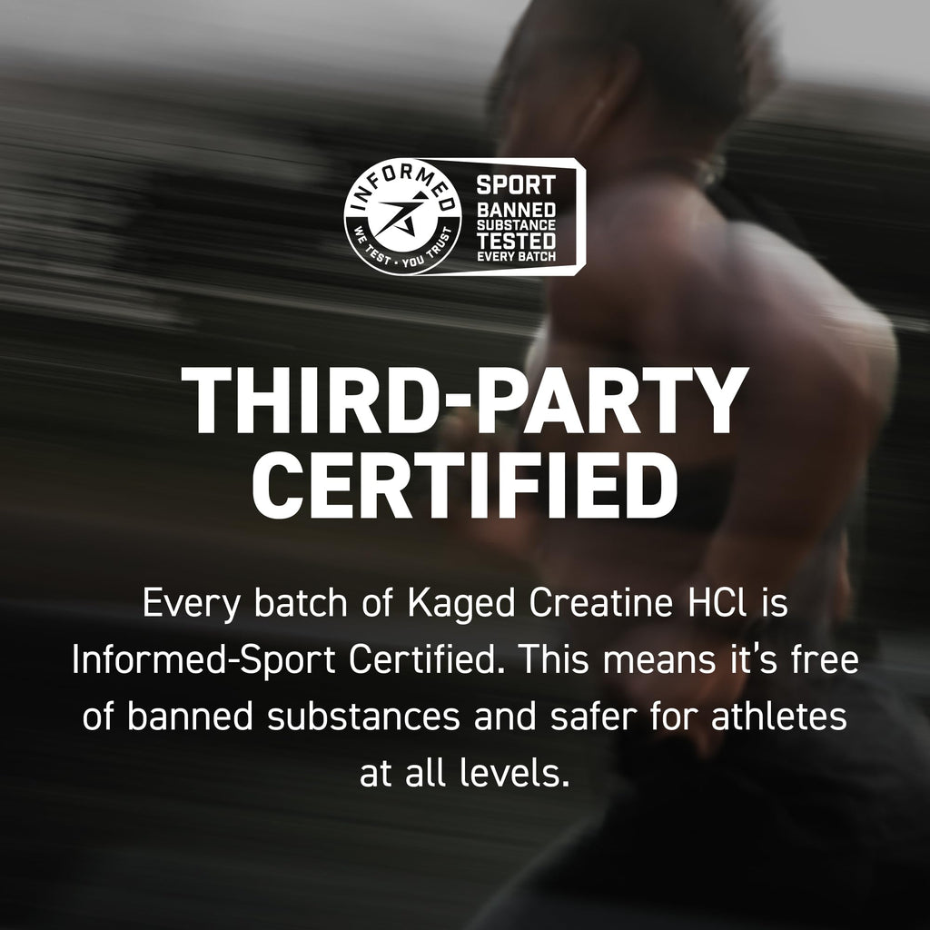 Kaged Creatine HCl Capsules | 7X Concentrated vs Mono | Muscle Building & Recovery | High Absorption | No Bloating | Creatine for Men & Women
