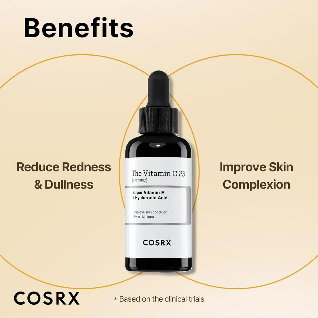 COSRX Pure Vitamin C Serum with Vitamin E & Hyaluronic Acid, Brightening COSRX Au supplements