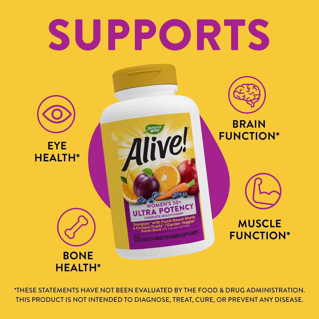 Nature’s Way Alive! Women’s 50+ Ultra Potency Complete Multivitamin Nature's Way Au supplements