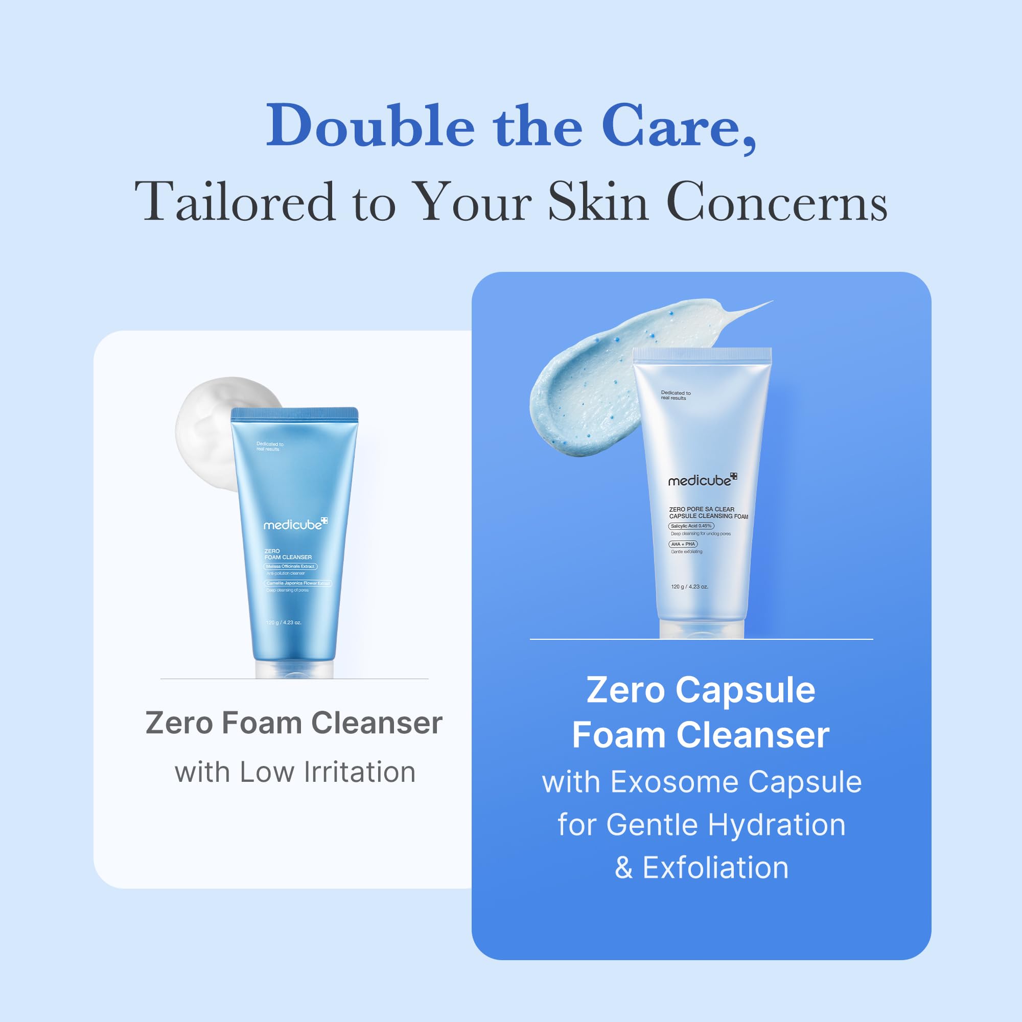 medicube Facial Cleanser Zero Pore Capsule Cleansing Foam | Daily Gentle Cleanser for Skin Texture, Blackhead & Pore Care