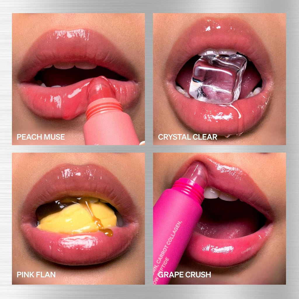 KNEMO LipLock Jelly Serum for Dry Lips, Long-Lasting, Hydrating, Plumping, Glossy Mask