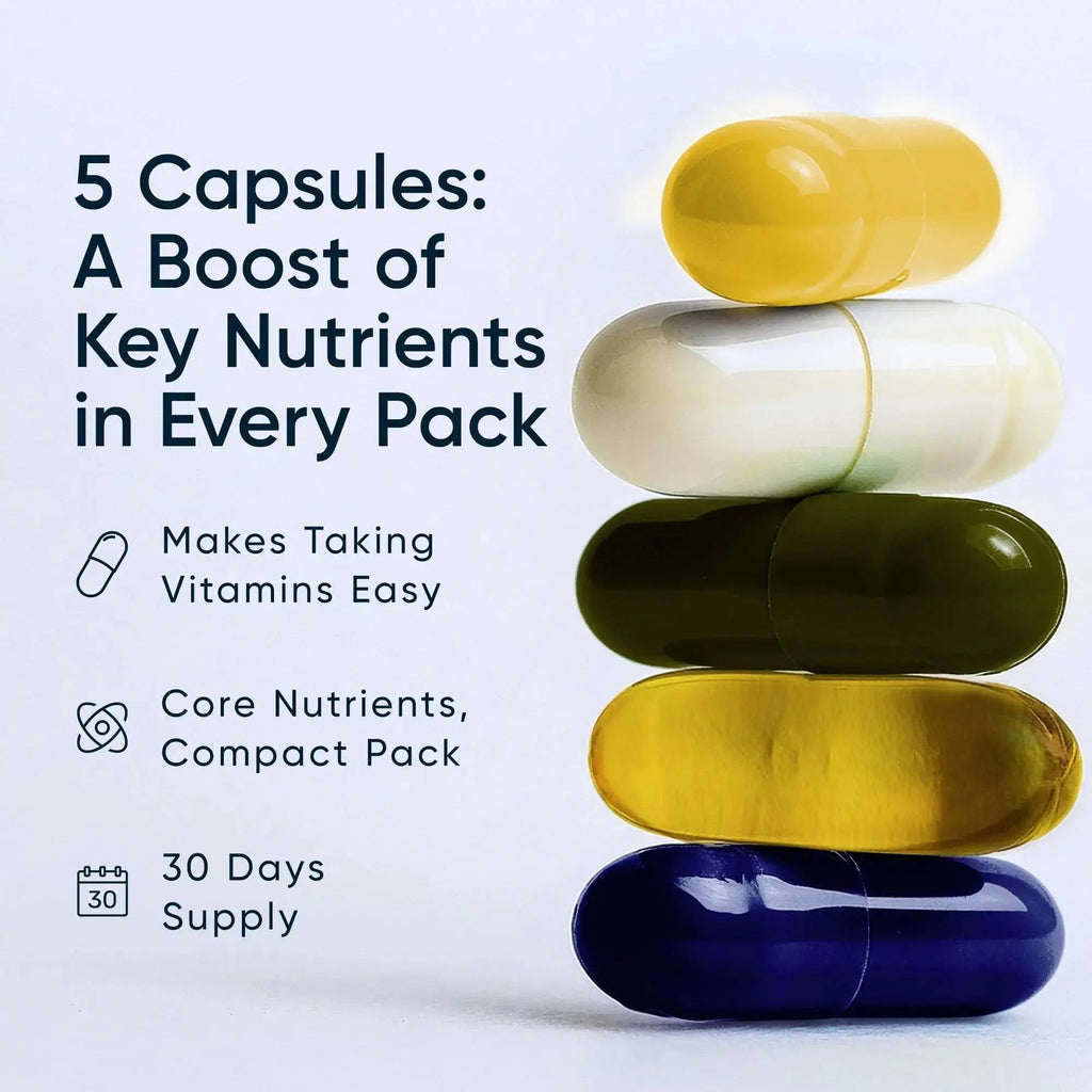 Daily Vitamin Packs for Men & Women – Immune, Energy & Heart Support with Vitamin D3, Omega-3, Probiotics, Methyl B12 & Vitamin C Planet 3 Au supplements