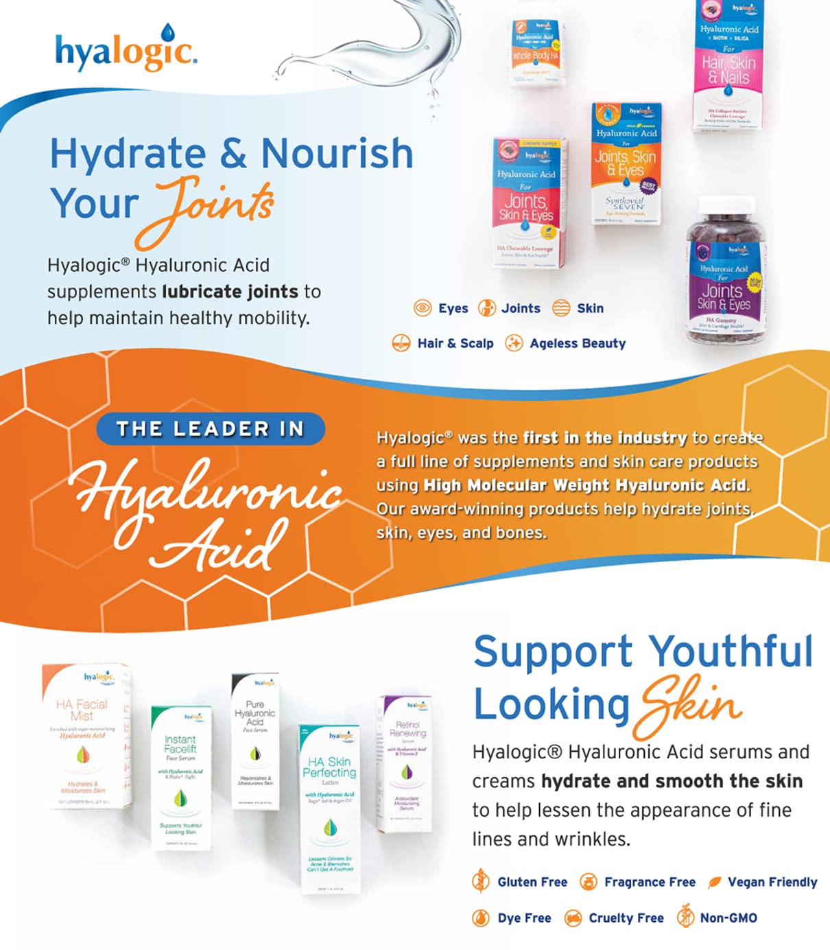 Hyalogic Episilk Hydrating Lip Balm w/Hyaluronic Acid | Dry Lips | Natural Moisturizing Lip Balm