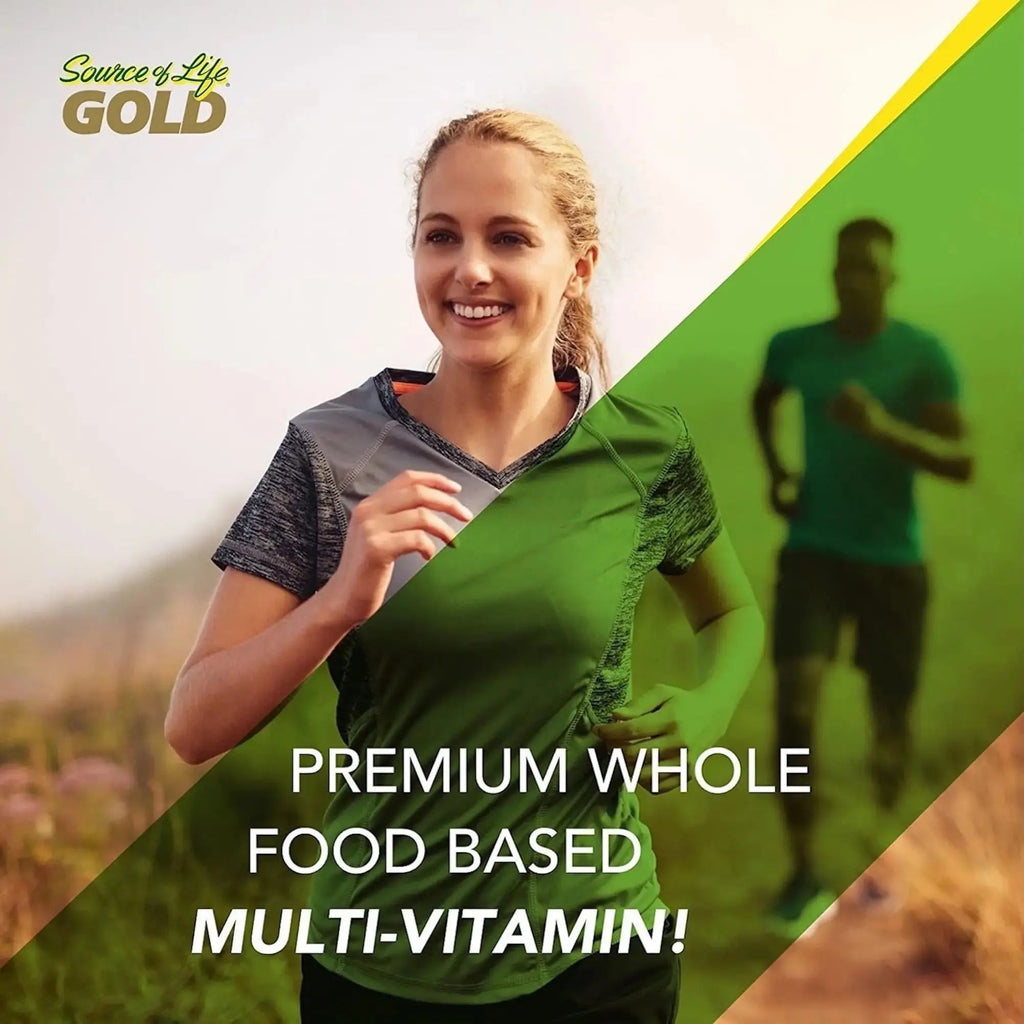 NaturesPlus Source of Life Gold Multivitamin - 90 Tablets - with Vitamins D3, B12 & K2 - Blood, Bone & Immune Support Aus Healthcare Au supplements