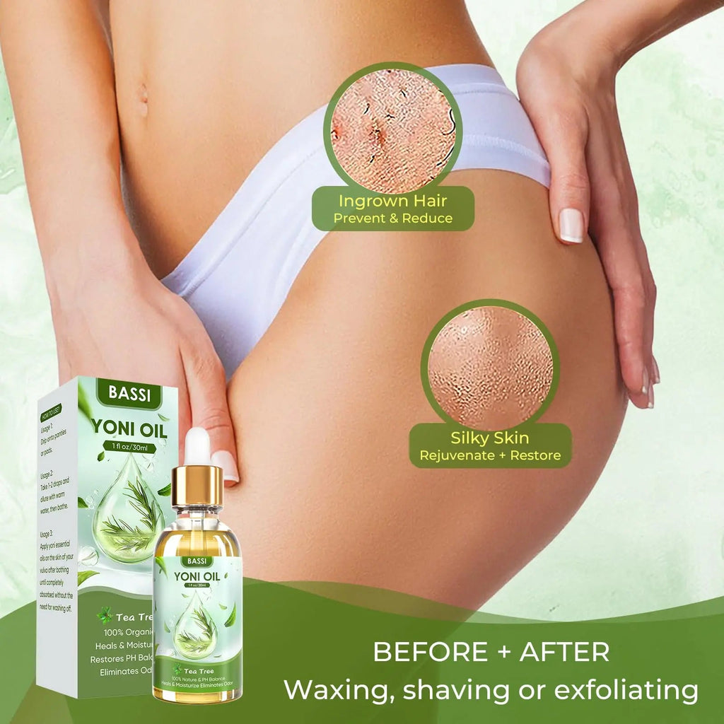 BASSI 2PCS Yoni Oil Organic Feminine Oil Vaginal Moisturizer For Wetness - Ph Balance for Women BASSI Au supplements